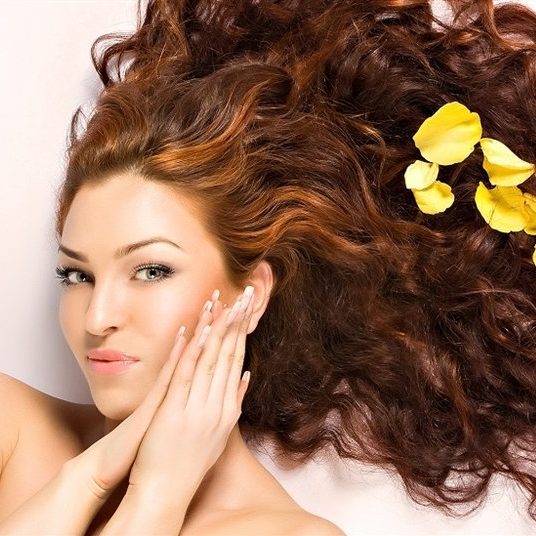 Volume curls with mixed technique