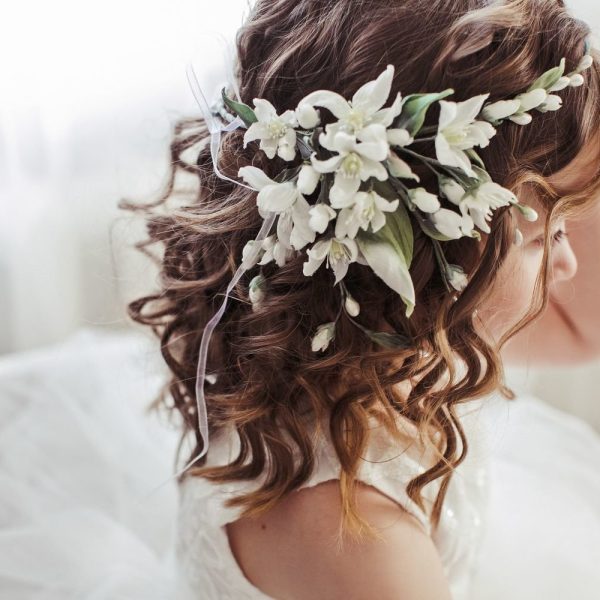 Women's dance hairstyle